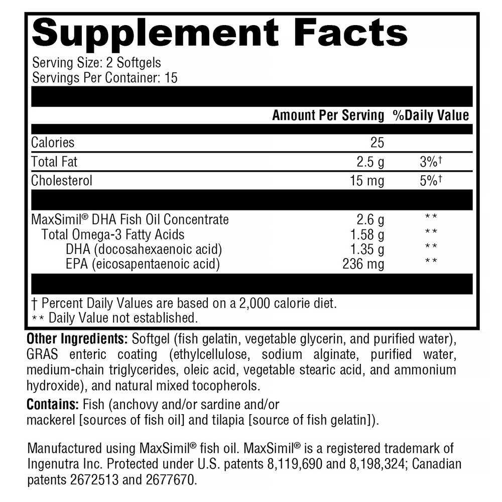 Omega MonoPure DHA EC