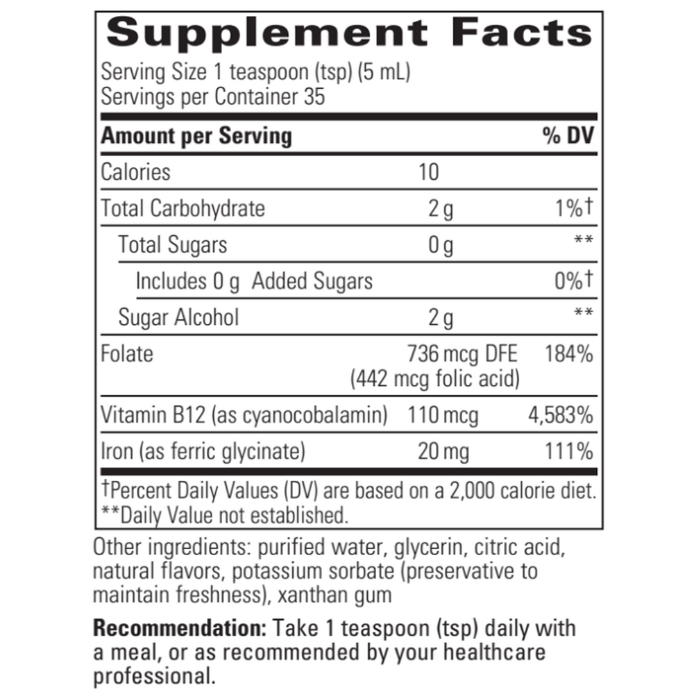 Liquid Iron Apple Cinnamon Flavor