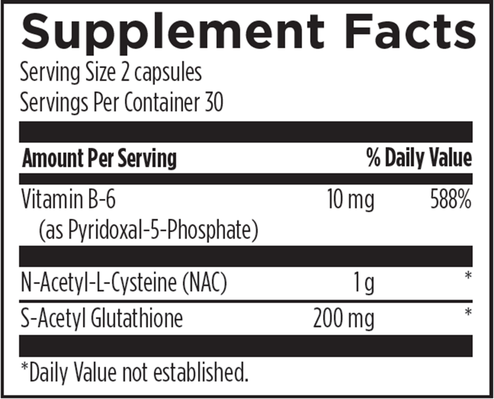 S-Acetyl Glutathione Synergy