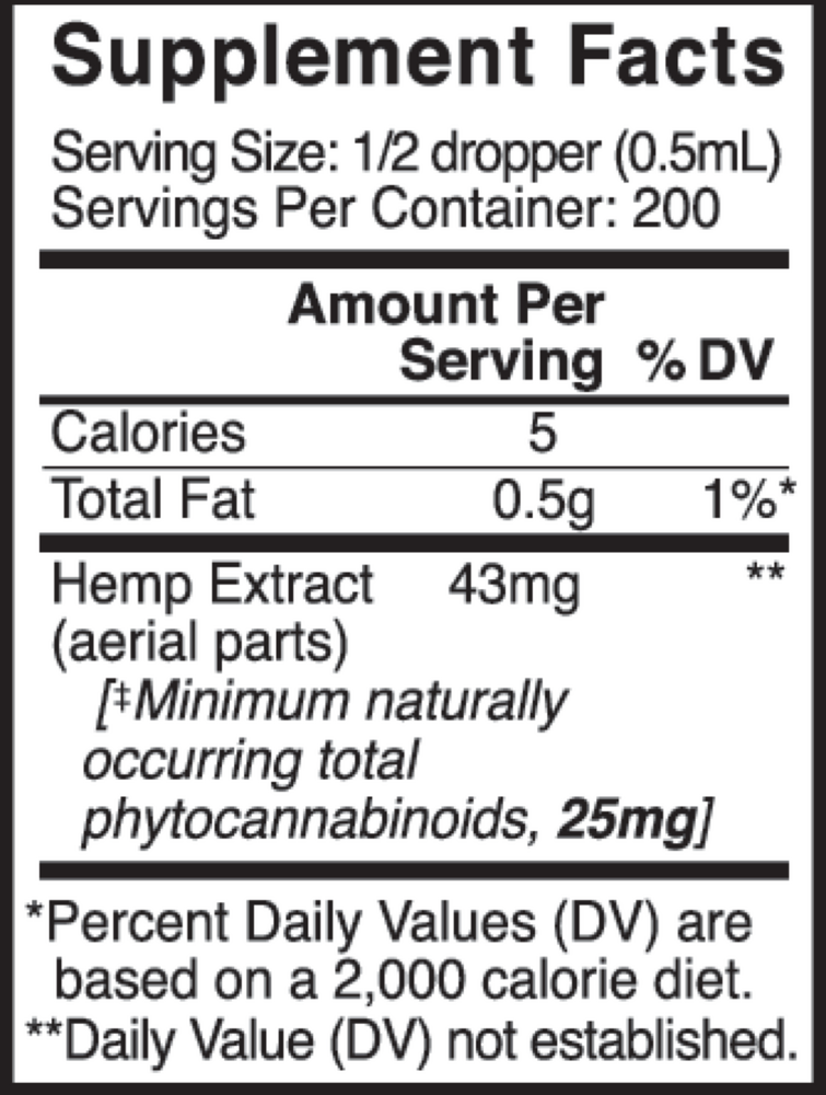 Original Formula Hemp Extract 50mg - Olive Oil