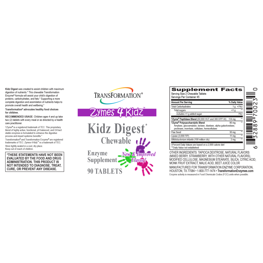Kidz Digest Chewable