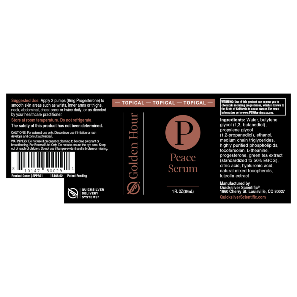 Peace Serum