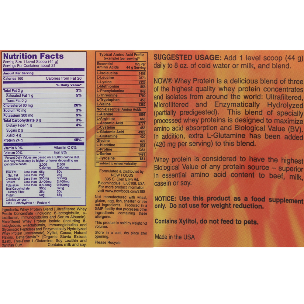 Whey Protein Creamy Chocolate Powder