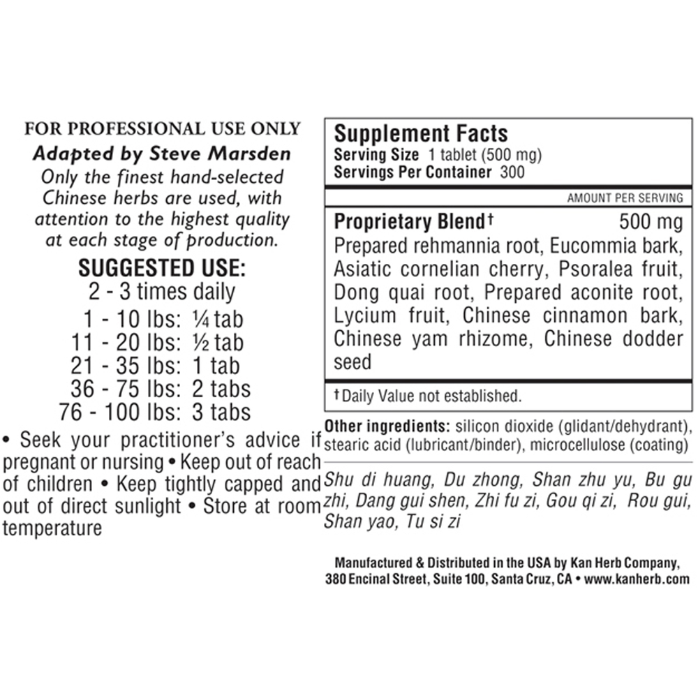 Eucommia and Rehmannia Combination