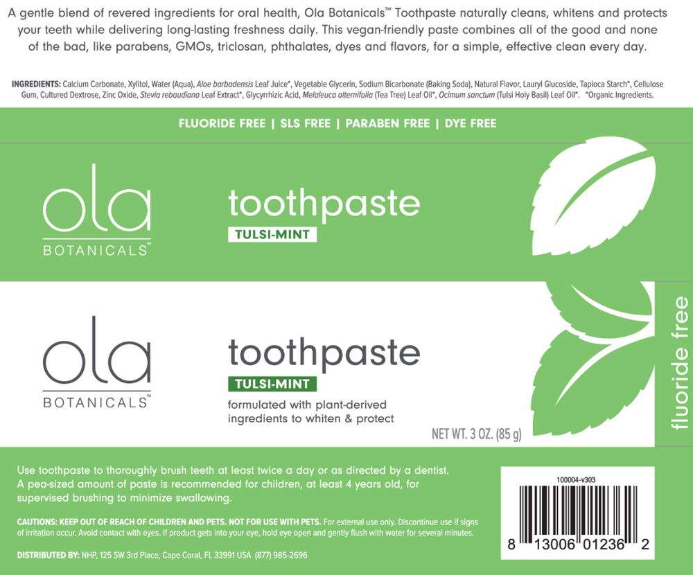 Ola Botanicals® Toothpaste