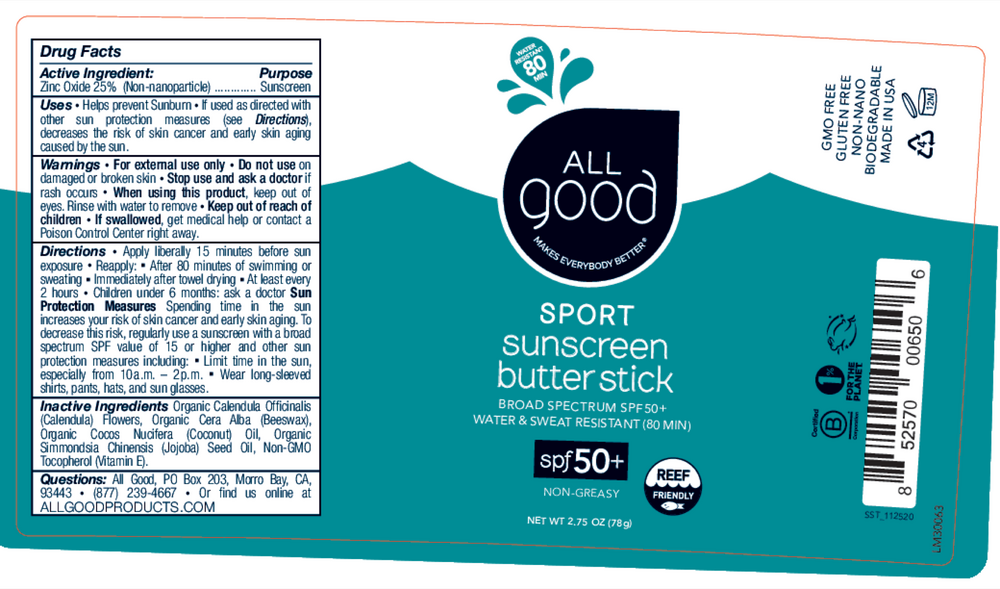 SPF50+ Sport Sunscreen Butter Stick