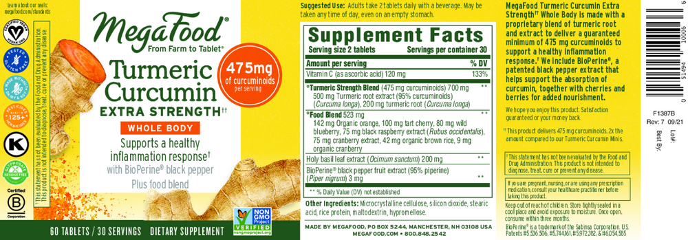 Turmeric Curcumin Extra Strength† - Whole Body