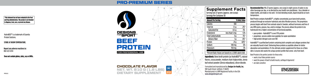 Beef Protein Chocolate
