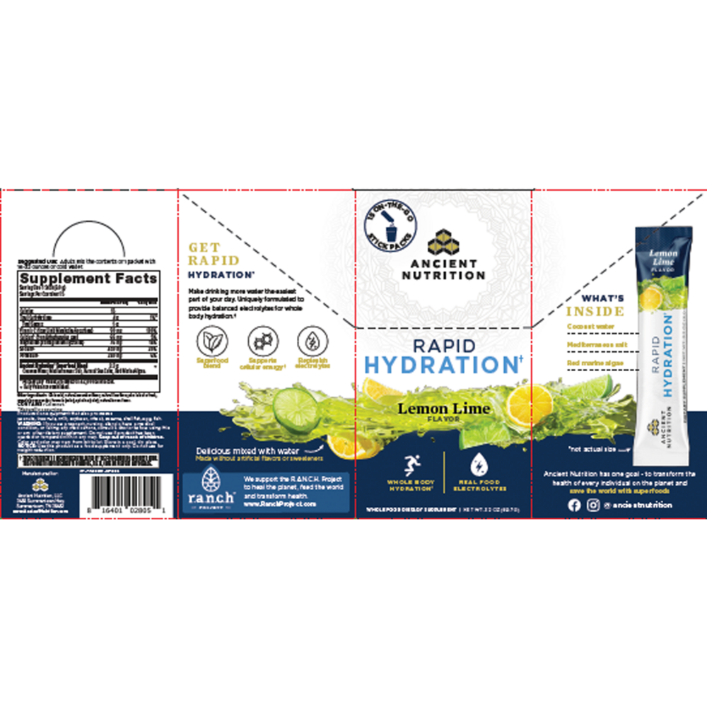 Rapid Hydration - Lemon Lime