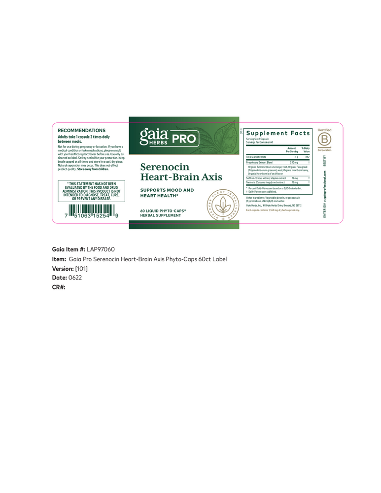 Serenocin Heart-Brain Axis