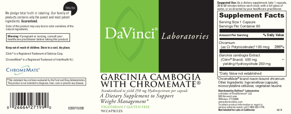 Garcinia Cambogia w/ Chromemate
