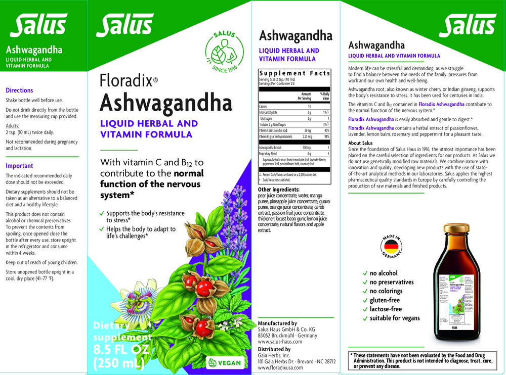 Floradix Ashwagandha Liquid