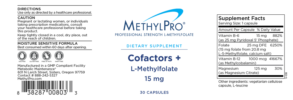 L-Methylfolate 15 mg + Cofactors