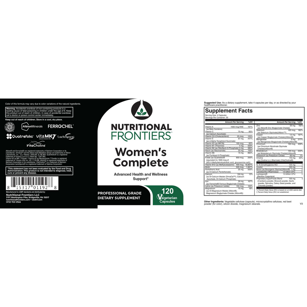 Women's Complete (California Only)