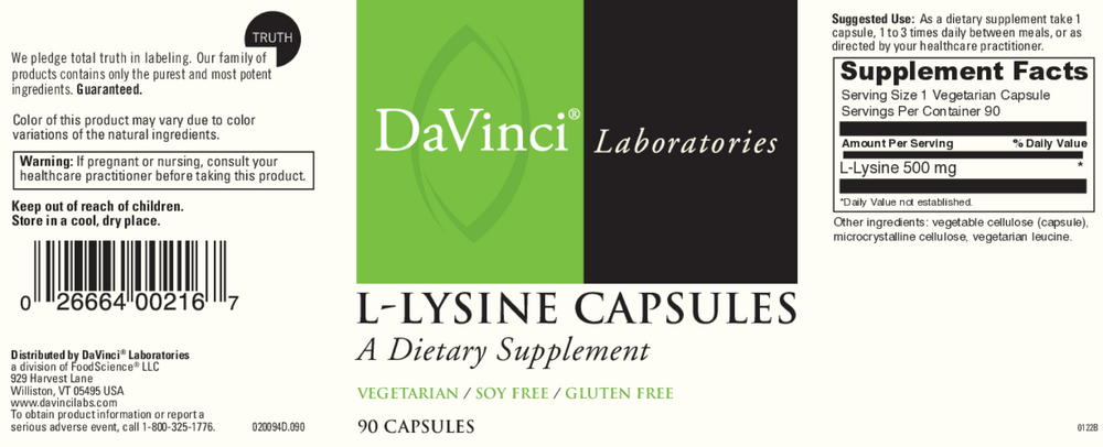 L-Lysine Capsules