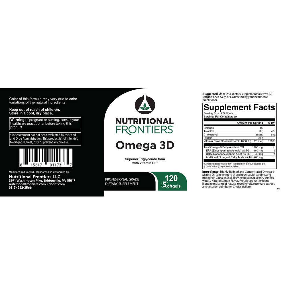 Omega 3D (California Only)