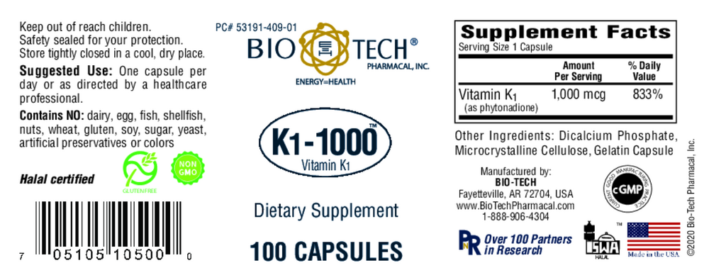 K1-1000 (Vitamin K1)