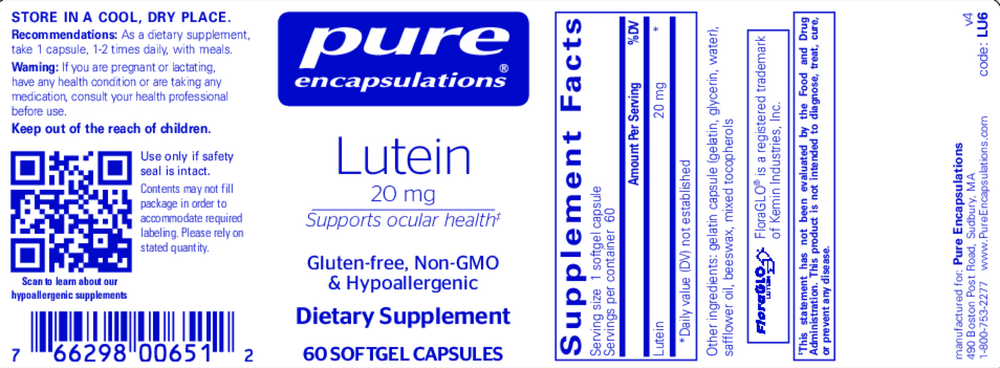 Lutein 20mg