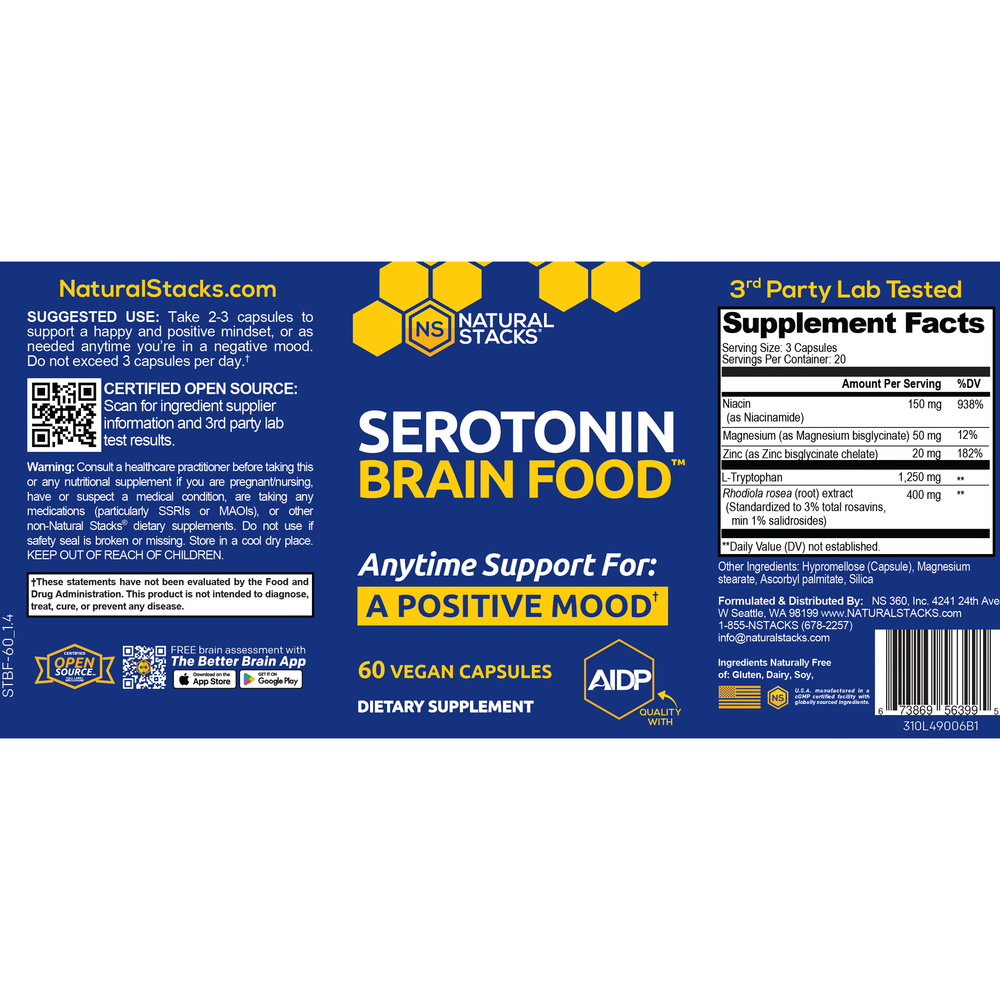 Serotonin Brain Food™