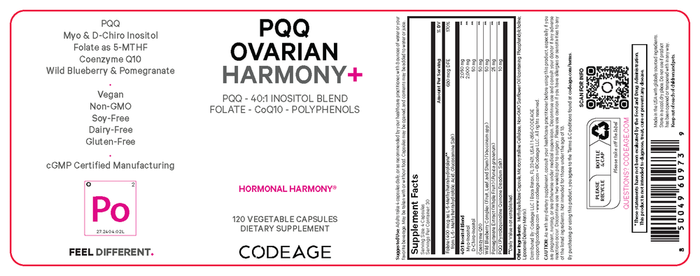 PQQ Ovarian Harmony+
