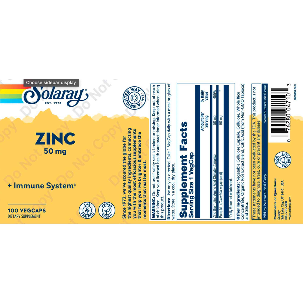 Zinc 50