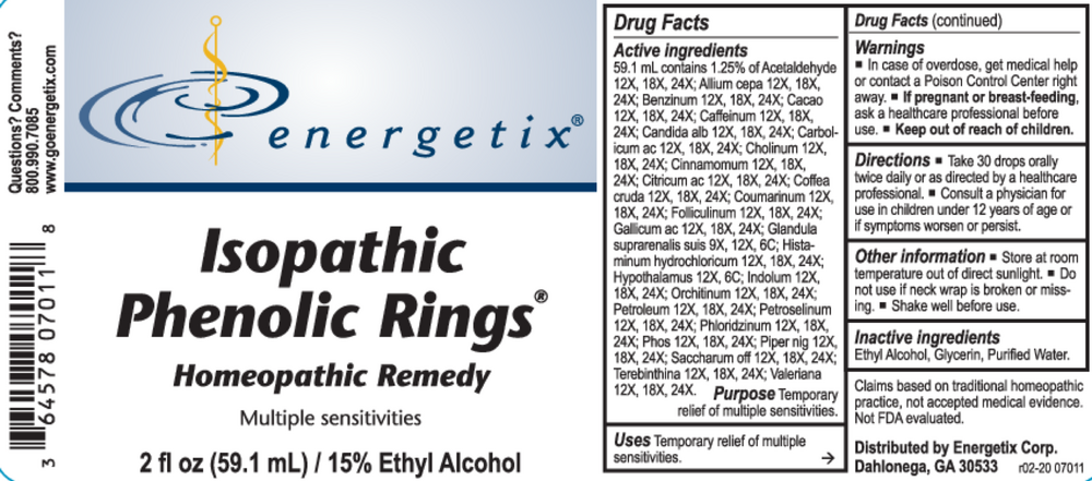 Isopathic Phenolic Rings