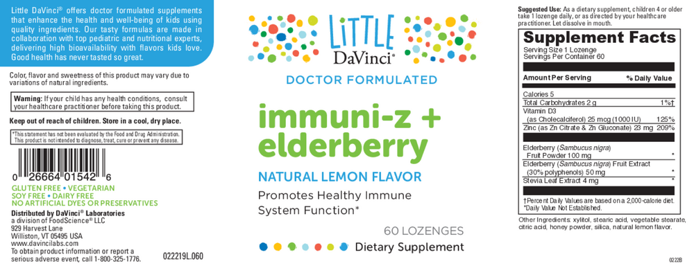 immuni-z + elderberry Chewable