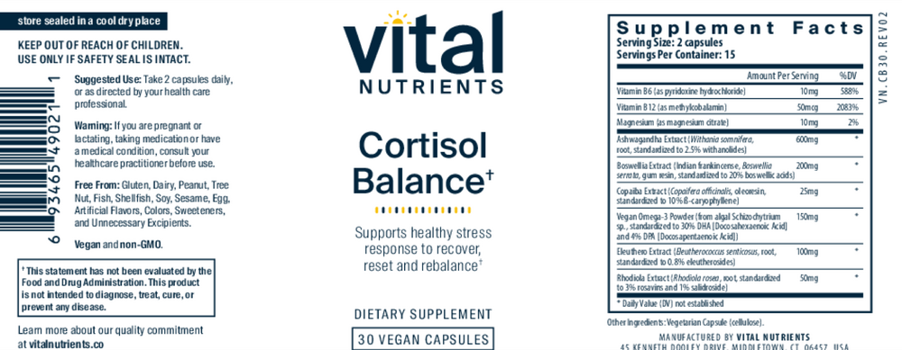 Cortisol Balance