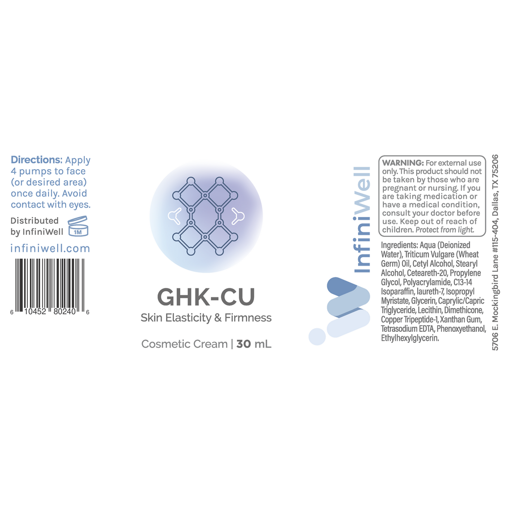 GHK-CU- Cosmetic for Healthy Skin Aging and Wrinkle Support