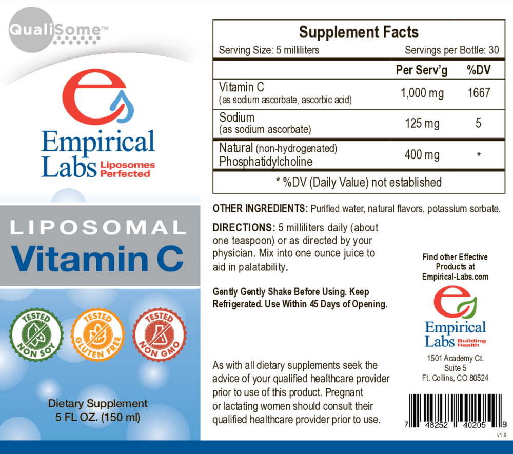 Liposomal Vitamin C, Orange-Pineapple