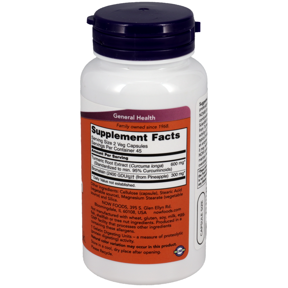 Turmeric & Bromelain Veg Capsules