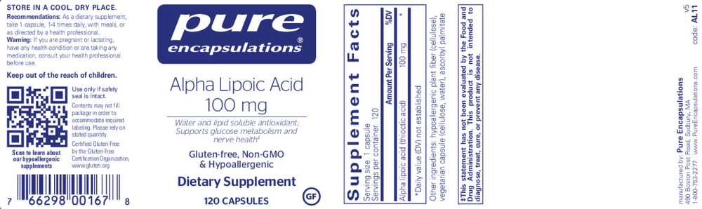 Alpha Lipoic Acid 100mg