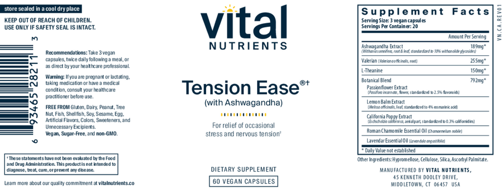Tension Ease® with Ashwagandha