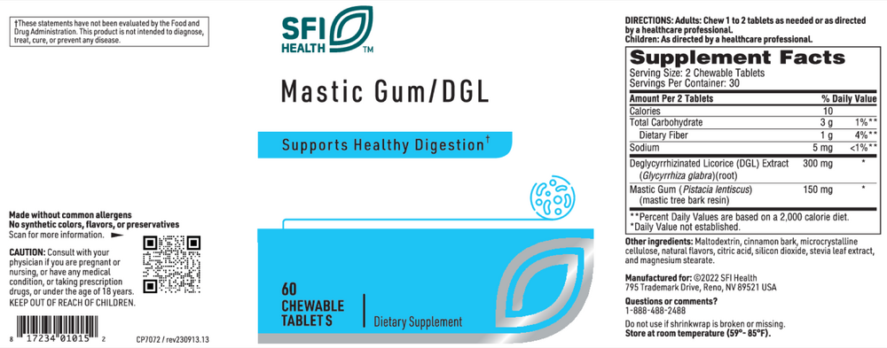 Mastic Gum/DGL