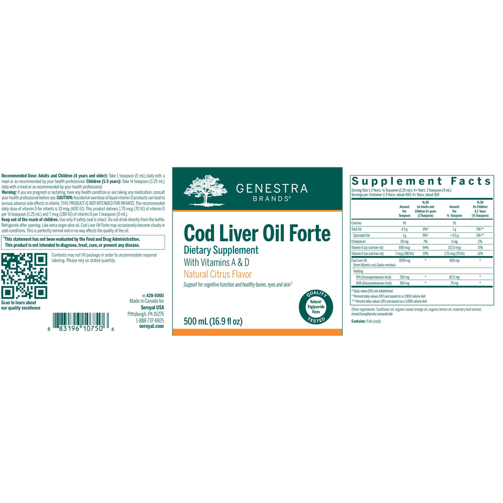 Cod Liver Oil Forte