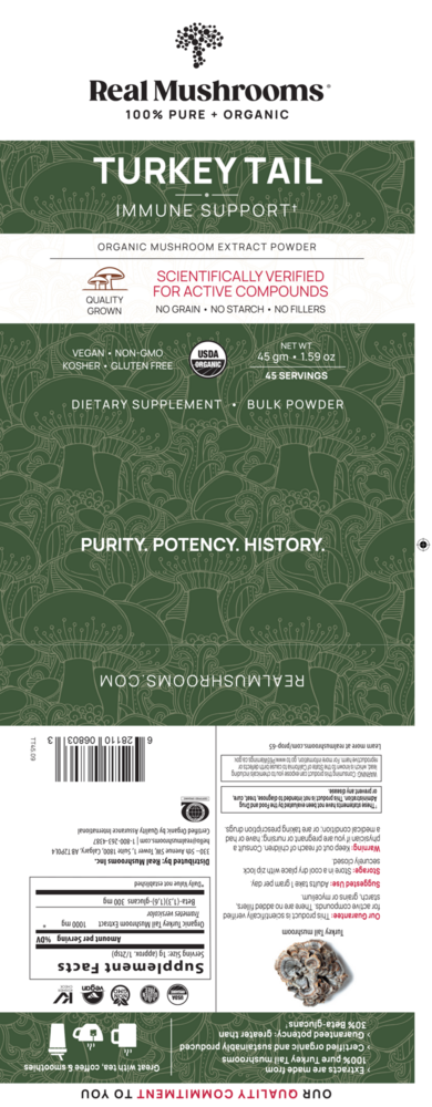 Turkey Tail Mushroom Extract Powder