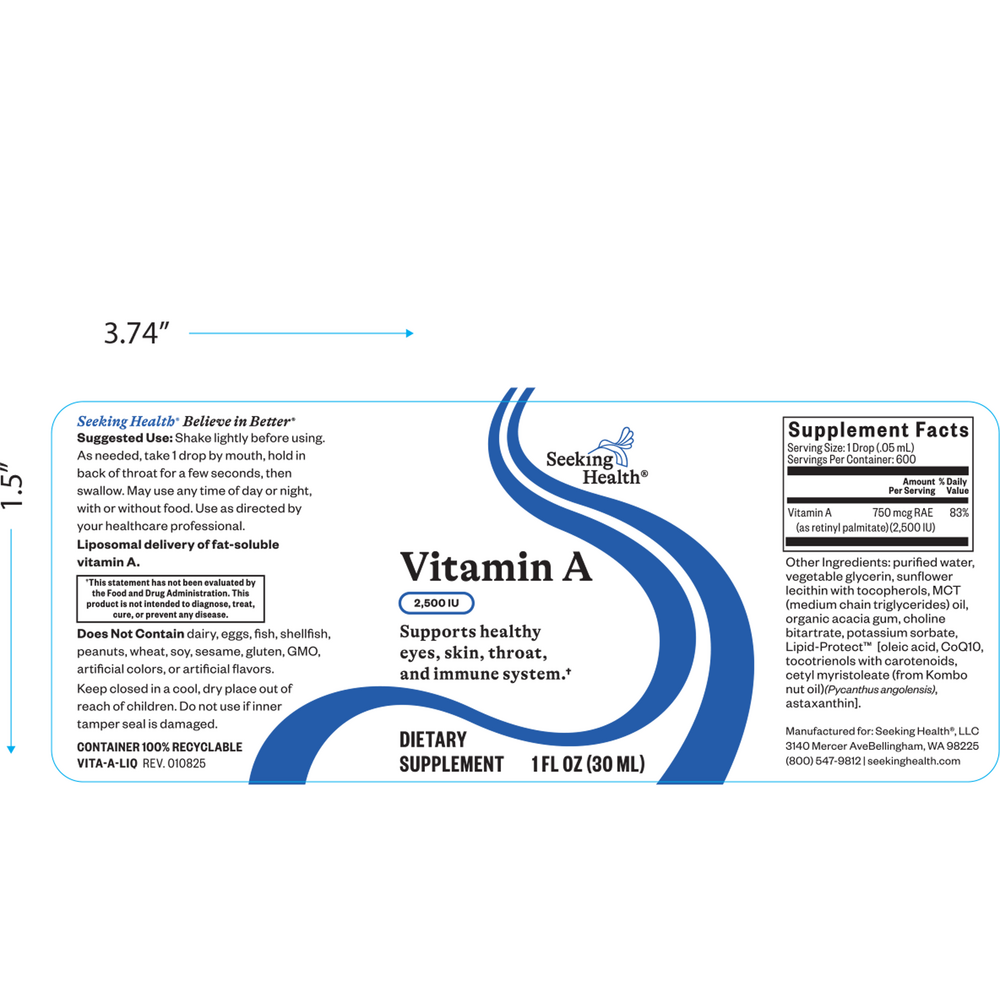 Vitamin A Drops 2500IU