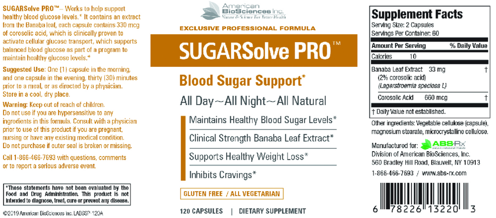 SUGARSolve PRO™