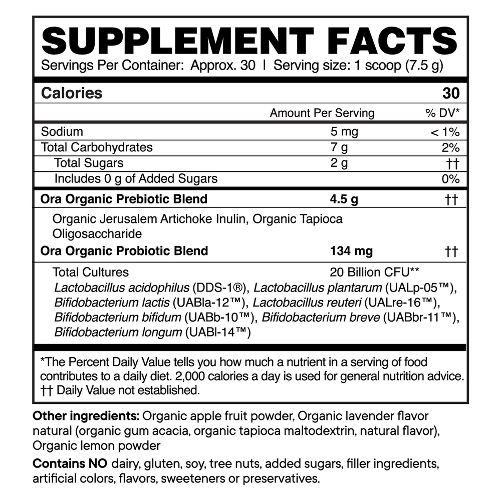 Trust Your Gut Probiotic Powder - Lavender Lemonade