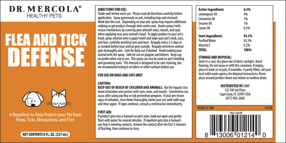 Natural Flea and Tick Defense