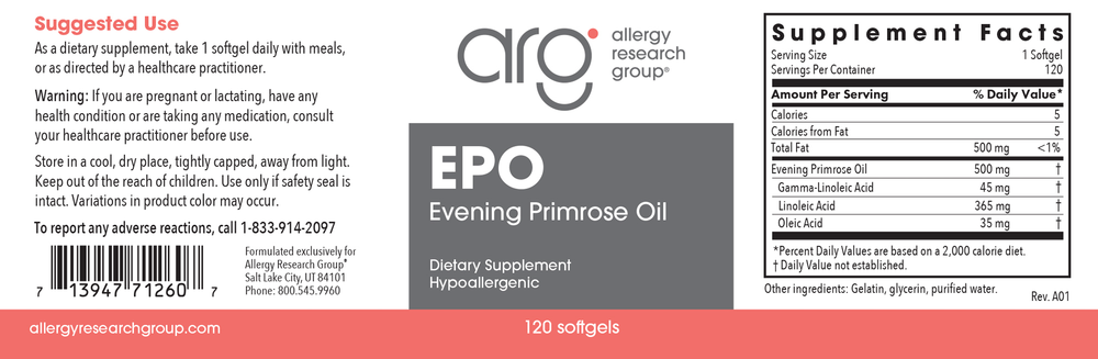 EPO-Evening Primrose Oil