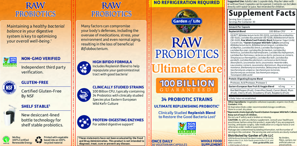 Raw Probiotics Ultimate Care