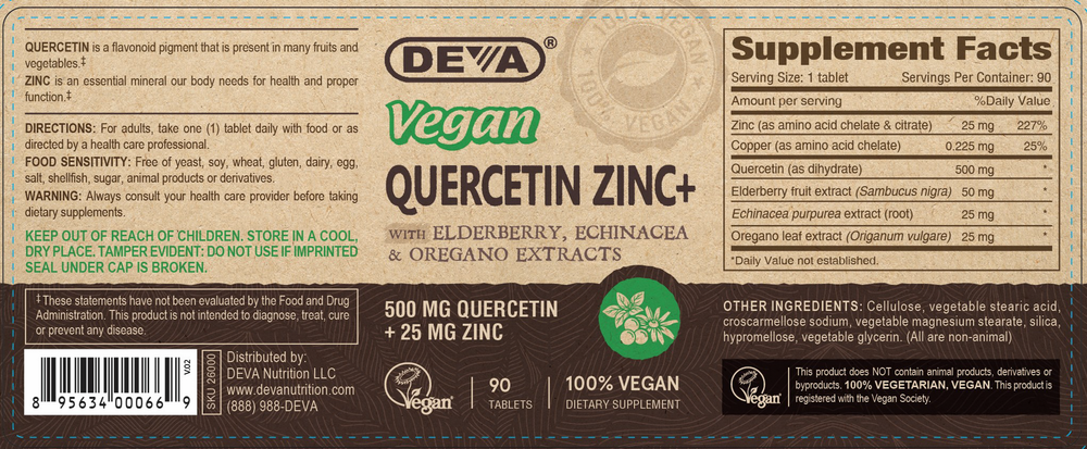 Vegan Quercetin Zinc+