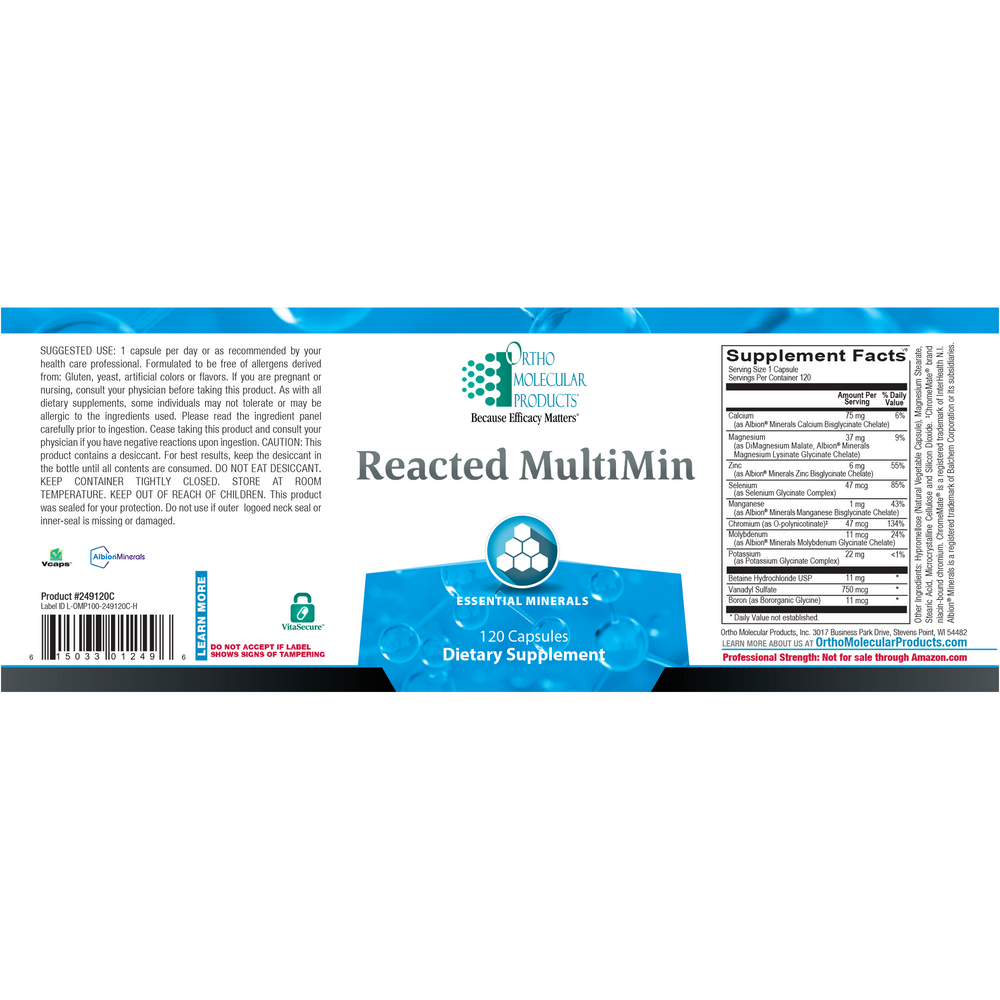 Reacted Multimin (California Only)