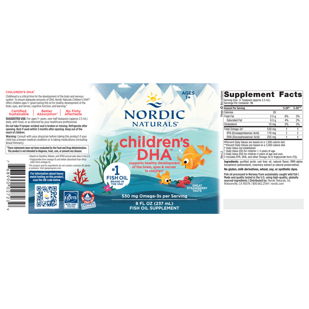 Children's DHA, Formerly DHA Jr (Strawberry)