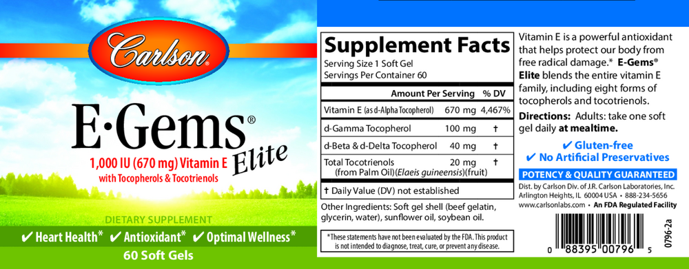 E-Gems® Elite 1000IU