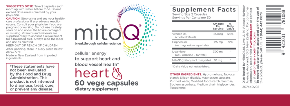 MitoQ +heart