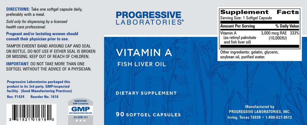 Vitamin A Fish Liver Oil