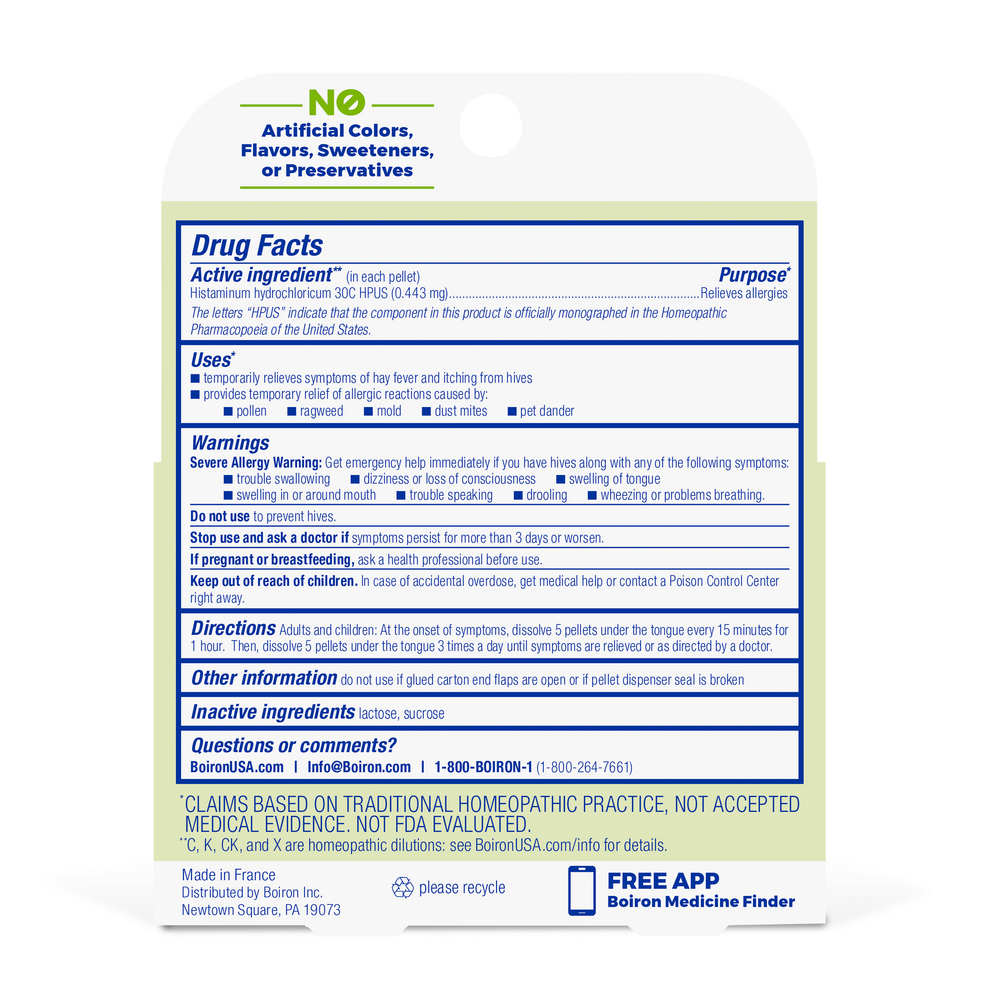 Histaminum 30C Bonus Care Pack