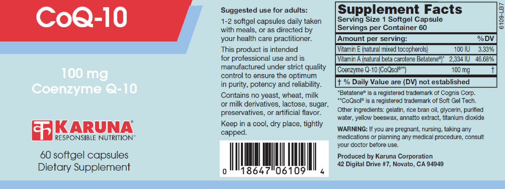 CoQ-10 100mg